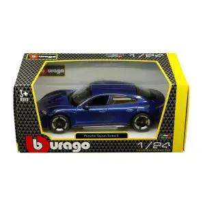 Автомодель PORSCHE TAYCAN TURBO S (асорті синій, білий, 1:24) Bburago (18-21098)