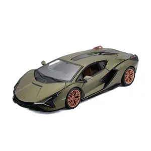 Автомодель LAMBORGHINI SIÁN FKP 37 (ассорти зеленый металлик, красный металлик, 1:24) Bburago (18-21099)