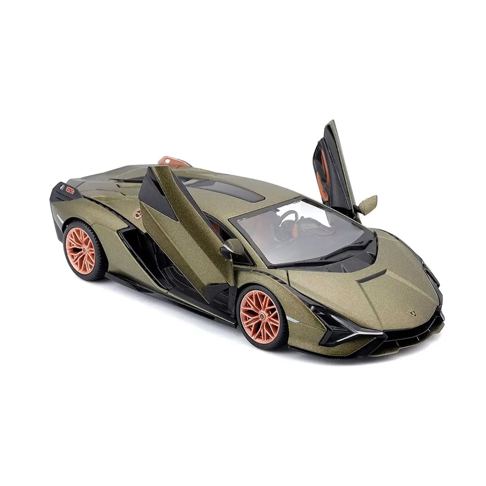 Автомодель LAMBORGHINI SIÁN FKP 37 (ассорти зеленый металлик, красный металлик, 1:24) Bburago (18-21099)