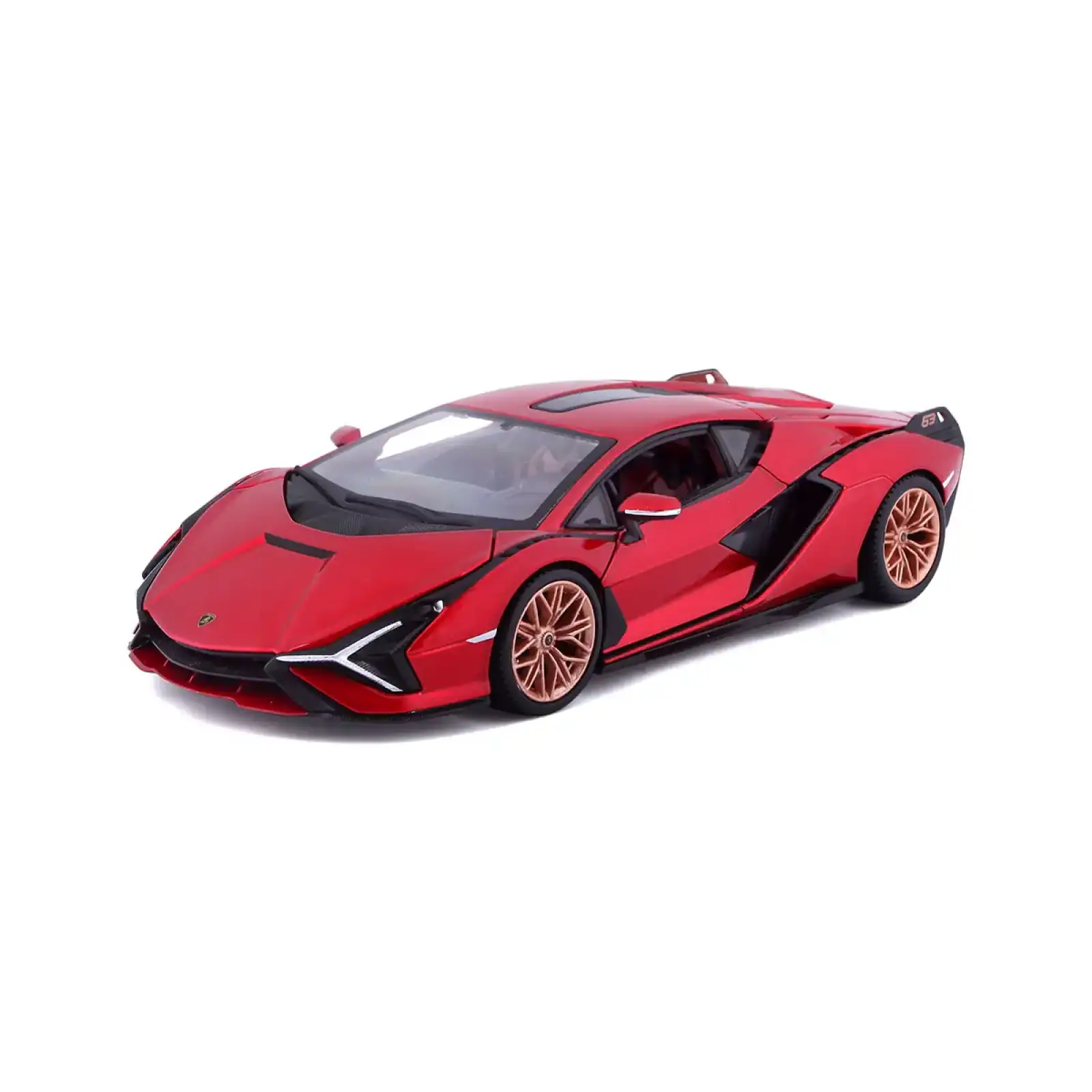 Автомодель LAMBORGHINI SIÁN FKP 37 (ассорти зеленый металлик, красный металлик, 1:24) Bburago (18-21099)