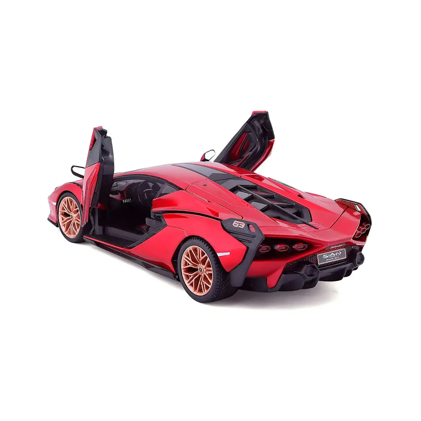 Автомодель LAMBORGHINI SIÁN FKP 37 (ассорти зеленый металлик, красный металлик, 1:24) Bburago (18-21099)