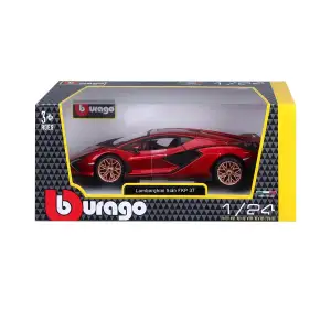 Автомодель LAMBORGHINI SIÁN FKP 37 (ассорти зеленый металлик, красный металлик, 1:24) Bburago (18-21099)