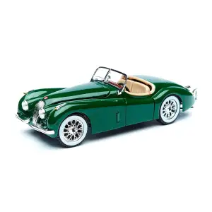 Автомодель JAGUAR XK 120 (1951) (ассорти вишневый, серебристый, темно-зеленый, 1:24) Bburago (18-22018)