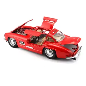 Автомодель MERCEDES-BENZ 300 SL (1954) (ассорти красный, серебристый, 1:24) Bburago (18-22023)