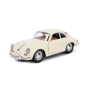 Автомодель PORSCHE 356B (1961) (ассорти слоновая кость, красный, 1:24) Bburago (18-22079)