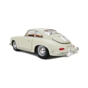 Автомодель PORSCHE 356B (1961) (ассорти слоновая кость, красный, 1:24) Bburago (18-22079)