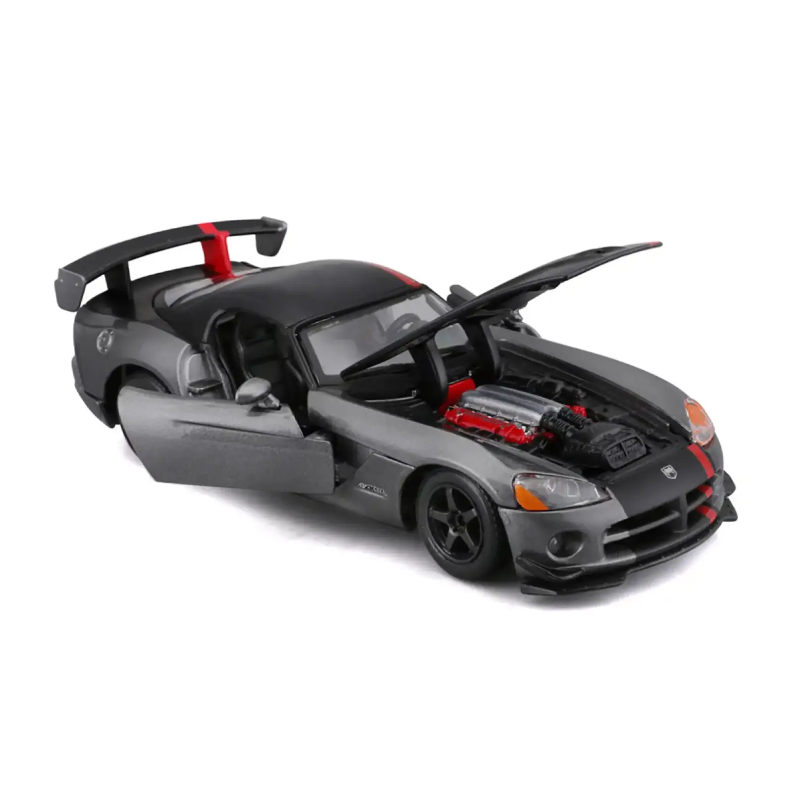Автомодель DODGE VIPER SRT10 ACR (ассорти оранж-черн металлик, красн-черн металлик, 1:24) Bburago (18-22114)