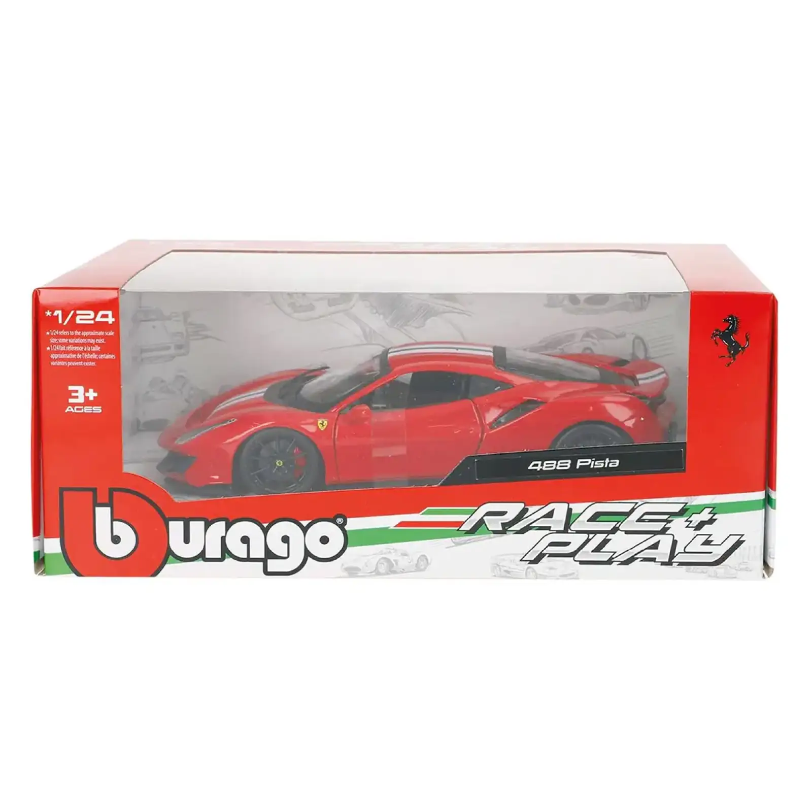 Автомодель - FERRARI 488 PISTA Bburago (18-26026)