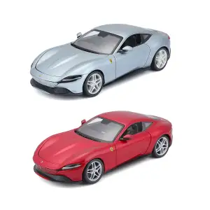 Автомодель - Ferrari Roma (асорті сірий металік, червоний металік, 1:24) Bburago (18-26029)
