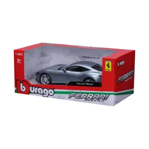 Автомодель - Ferrari Roma (ассорти серый металлик, красный металлик, 1:24) Bburago (18-26029)