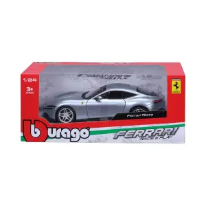 Автомодель - Ferrari Roma (ассорти серый металлик, красный металлик, 1:24) Bburago (18-26029)