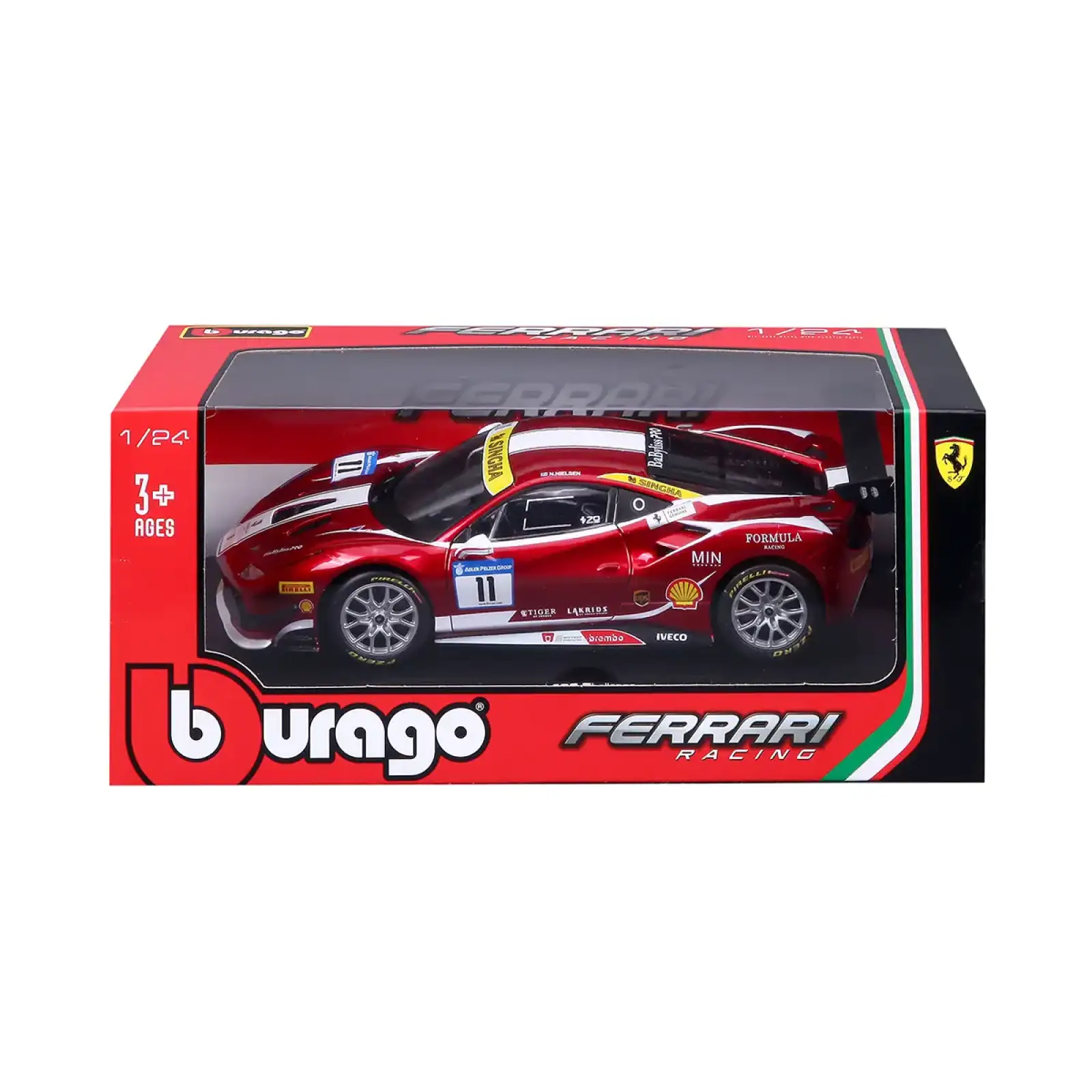 Автомодель FERRARI 488 CHALLENGE (1:24) Bburago (18-26308)