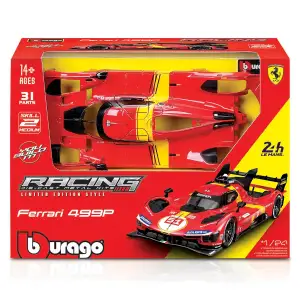 Авто-конструктор - FERRARI 499P LMH (1:24) Bburago (18-26587)