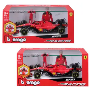 Автомодель з фігуркою - FERRARI SF-23 (1:24) Bburago (18-26809)