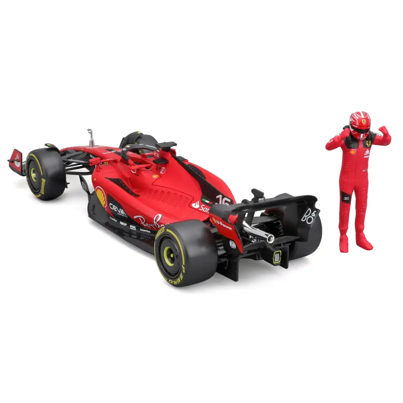 Автомодель з фігуркою - FERRARI SF-23 (1:24) Bburago (18-26809)