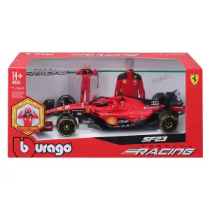 Автомодель з фігуркою - FERRARI SF-23 (1:24) Bburago (18-26809)