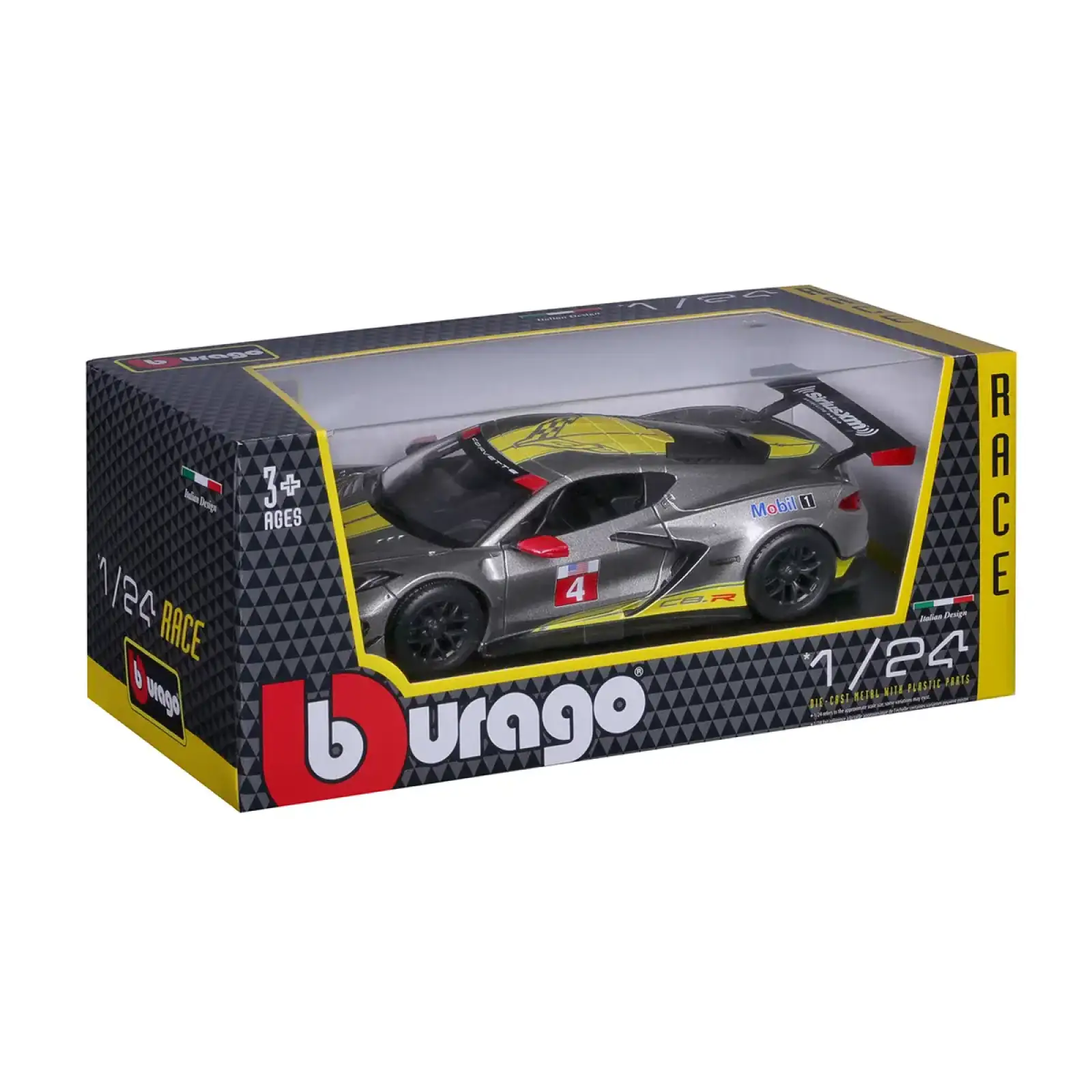 Автомодель - CHEVROLET CORVETTE C8.R (1:24) Bburago (18-28024)