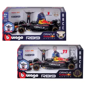 Автомодель з фігуркою - RED BULL RACING RB19 (1:24) Bburago (18-28036)