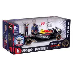 Автомодель з фігуркою - RED BULL RACING RB19 (1:24) Bburago (18-28036)