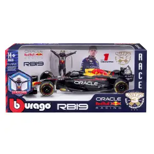 Автомодель з фігуркою - RED BULL RACING RB19 (1:24) Bburago (18-28036)