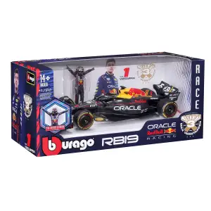 Автомодель з фігуркою - RED BULL RACING RB19 (1:24) Bburago (18-28036)