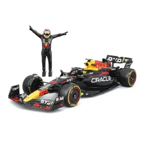 Автомодель з фігуркою - RED BULL RACING RB19 (1:24) Bburago (18-28036)