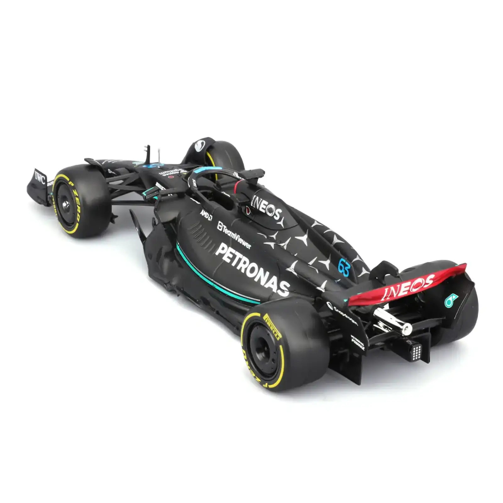 Автомодель з фігуркою - MERCEDES-AMG F1 W14 E PERFORMANCE (1:24) Bburago (18-28037)