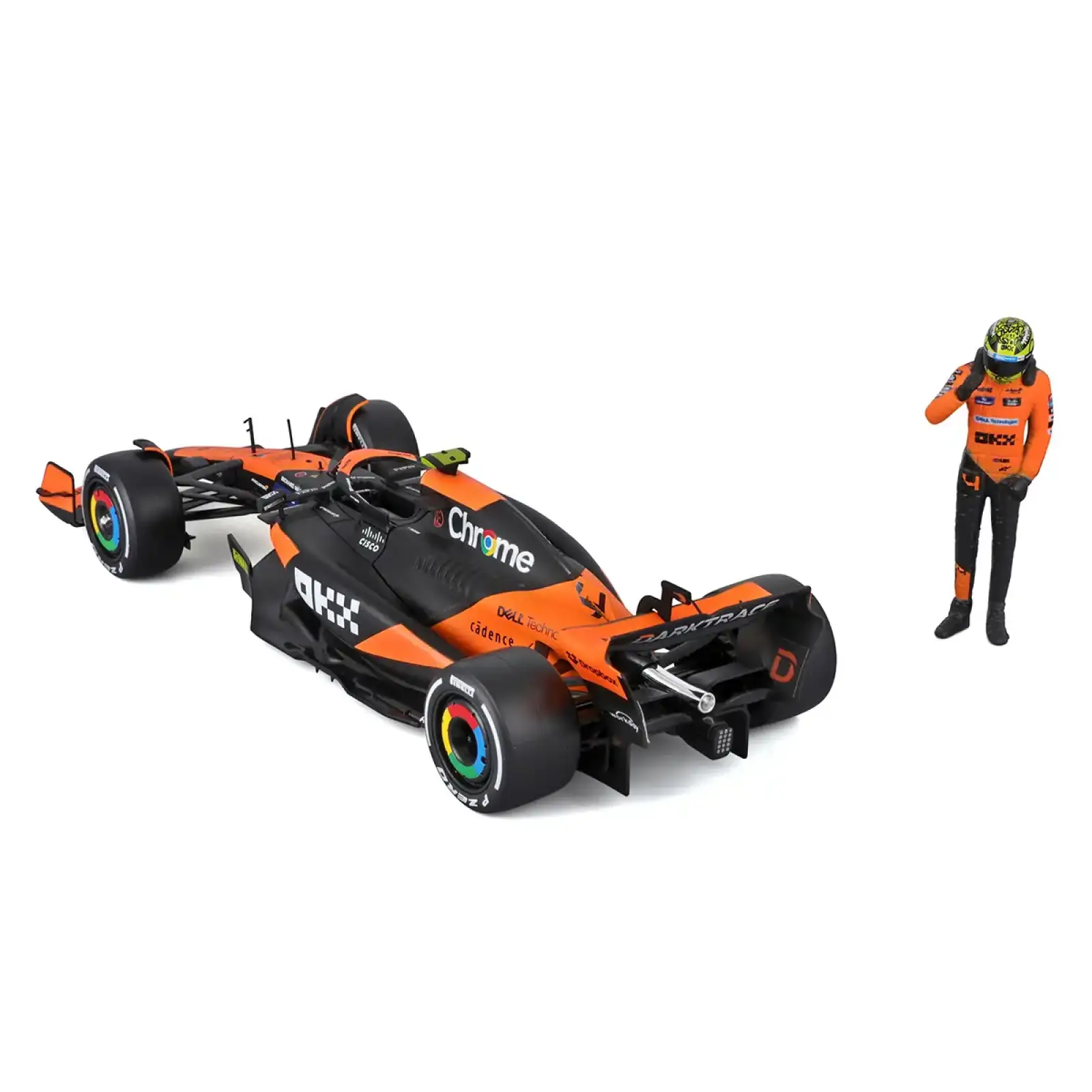 Автомодель з фігуркою - MCLAREN MCL38 (1:24) Bburago (18-28040)
