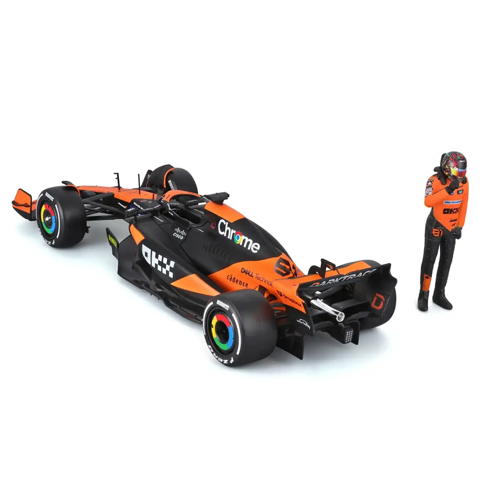 Автомодель з фігуркою - MCLAREN MCL38 (1:24) Bburago (18-28040)