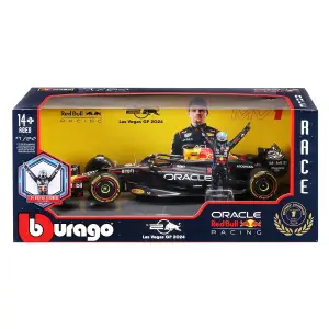 Автомодель с фигуркой – ORACLE RED BULL RACING RB20 (2024) (1:24) Bburago (18-28060 (#1))