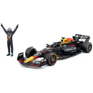 Автомодель с фигуркой – ORACLE RED BULL RACING RB20 (2024) (1:24) Bburago (18-28060 (#1))