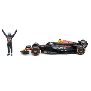 Автомодель с фигуркой – ORACLE RED BULL RACING RB20 (2024) (1:24) Bburago (18-28060 (#1))