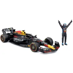 Автомодель с фигуркой – ORACLE RED BULL RACING RB20 (2024) (1:24) Bburago (18-28060 (#1))
