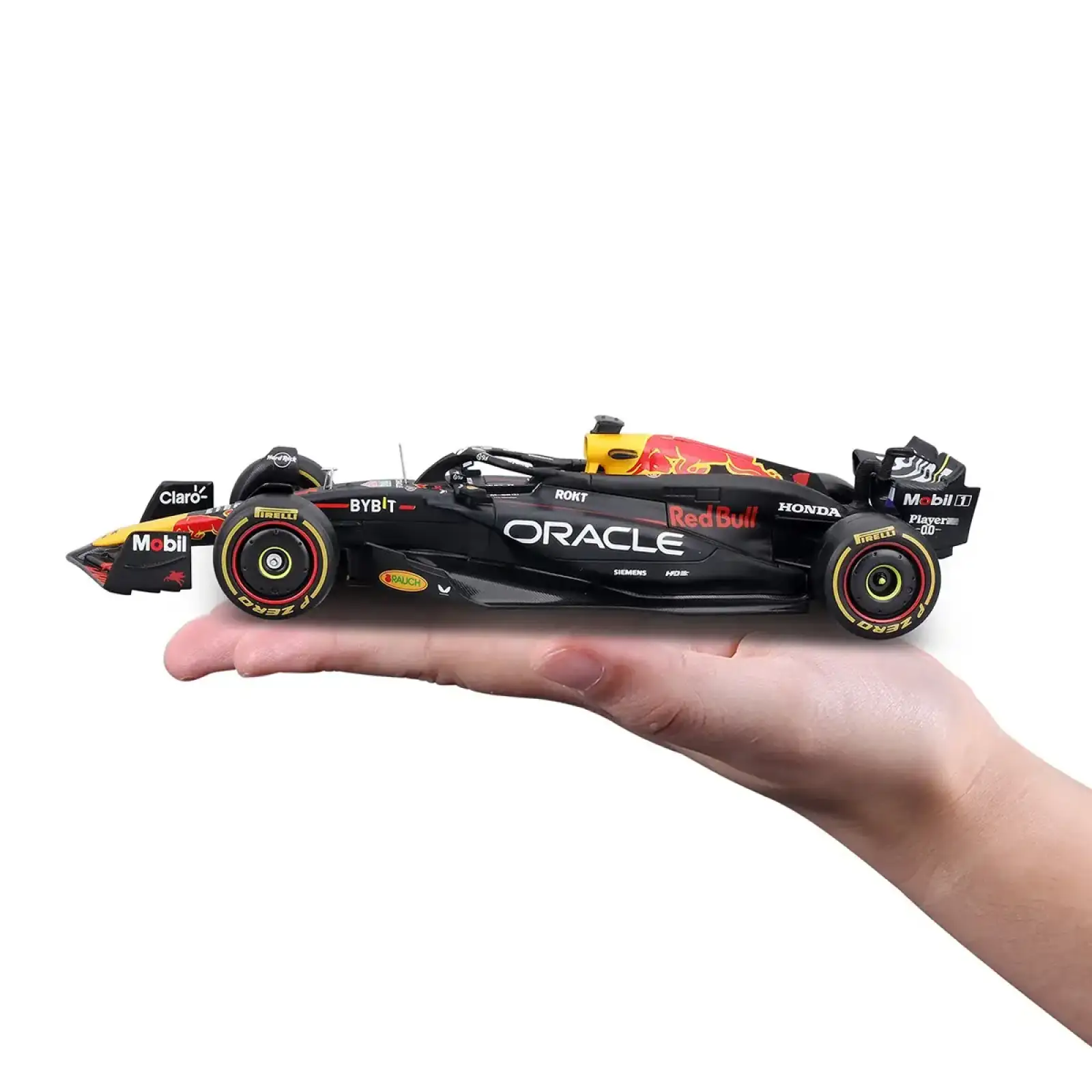 Автомодель с фигуркой – ORACLE RED BULL RACING RB20 (2024) (1:24) Bburago (18-28060 (#1))