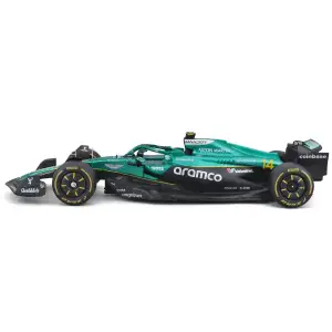 Автомодель з фігуркою – ASTON MARTIN AMR25 (2025) (1:24) Bburago (18-28071 (#14))