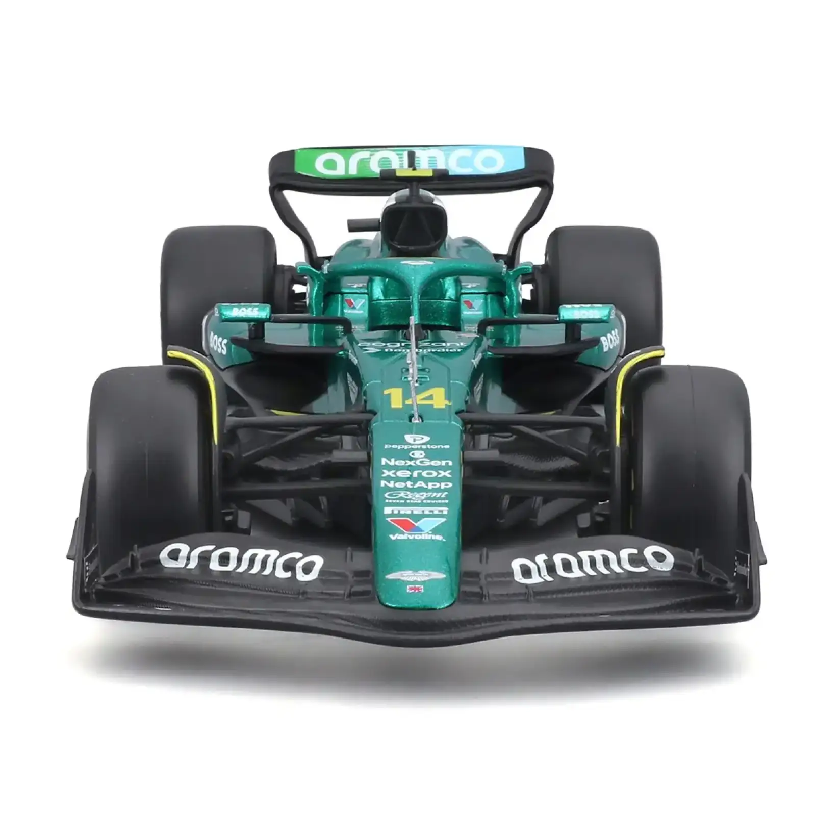 Автомодель з фігуркою – ASTON MARTIN AMR25 (2025) (1:24) Bburago (18-28071 (#14))
