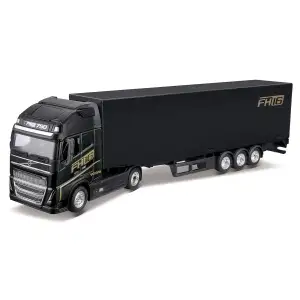Автомодель - ФУРА VOLVO FH16 GLOBETROTTER 750 XXL (чорний) Bburago (18-31461)