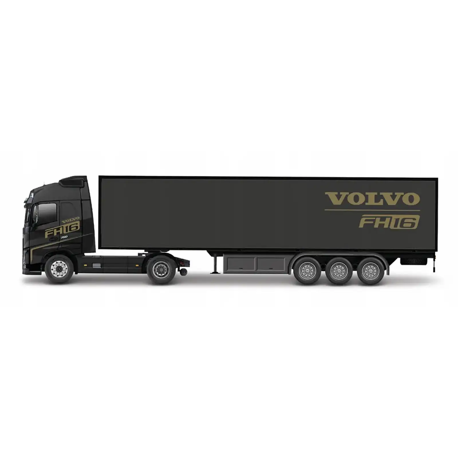Автомодель - ФУРА VOLVO FH16 GLOBETROTTER 750 XXL (черный, синий) Bburago (18-31461)