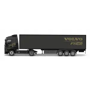 Автомодель - ФУРА VOLVO FH16 GLOBETROTTER 750 XXL (черный, синий) Bburago (18-31461)