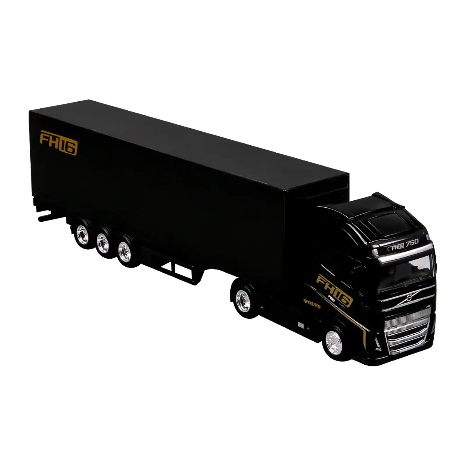 Автомодель - ФУРА VOLVO FH16 GLOBETROTTER 750 XXL (черный, синий) Bburago (18-31461)