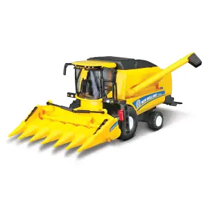Автомодель ЗЕРНОЗБИРАЛЬНИЙ КОМБАЙН NEW HOLLAND TC5.90 (з кукурузною жаткою) Bburago (18-31722)