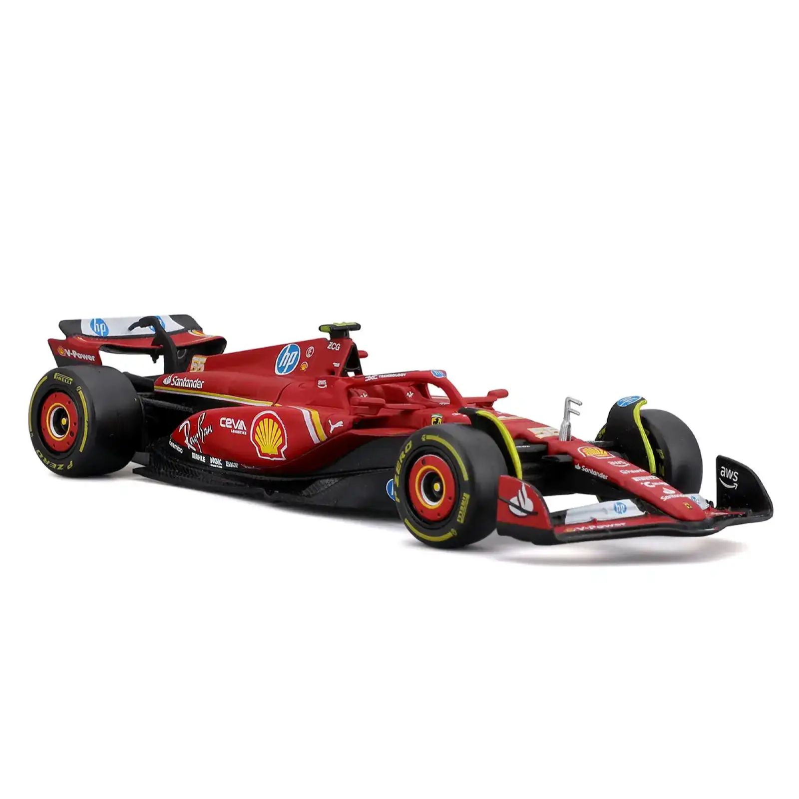 Автомодель FERRARI RACING - SF-24 (1:43) Bburago (18-36844)