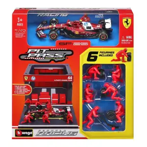 Ігровий набір - PIT PASS FERRARI SF-25 (1:43) Bburago (18-36865)