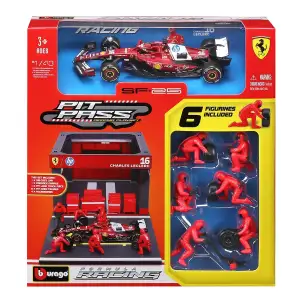 Ігровий набір - PIT PASS FERRARI SF-25 (1:43) Bburago (18-36865)