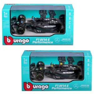 Автомодель - MERCEDES-AMG F1 W14 E PERFORMANCE (2023) (1:43) Bburago (18-38080)