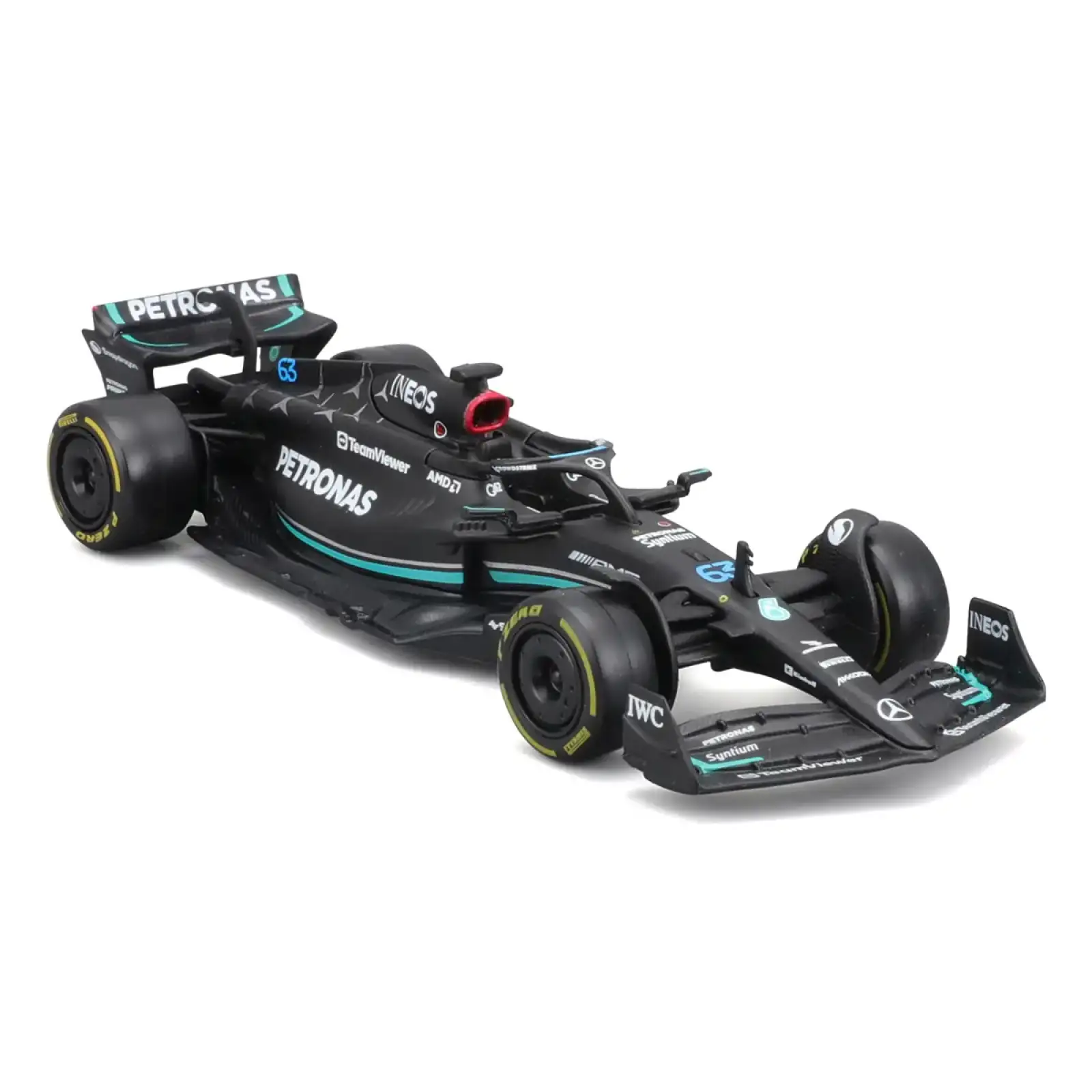 Автомодель - MERCEDES-AMG F1 W14 E PERFORMANCE (2023) (1:43) Bburago (18-38080)