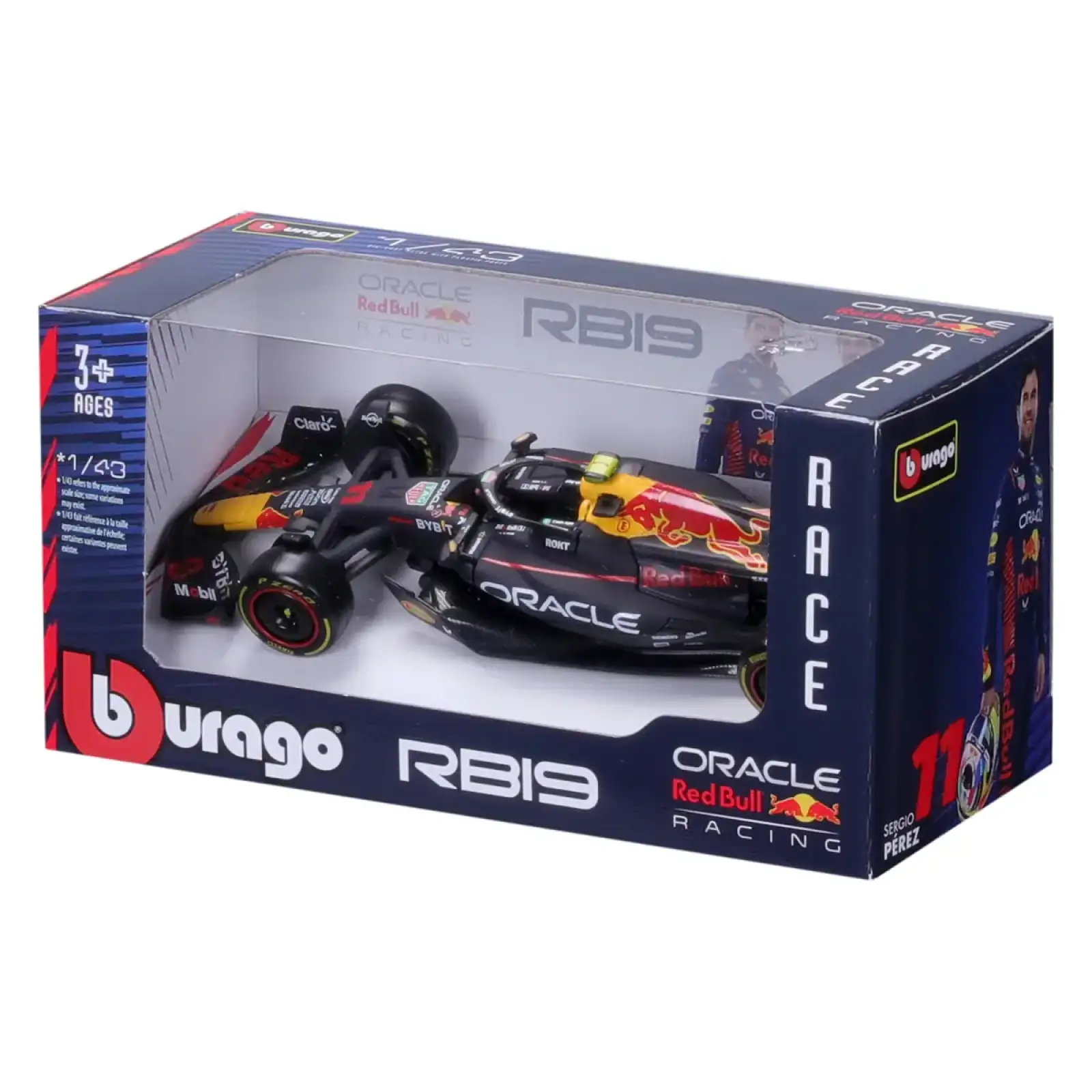 Автомодель - RED BULL RACING RB19 (2023) (1:43) Bburago (18-38082)