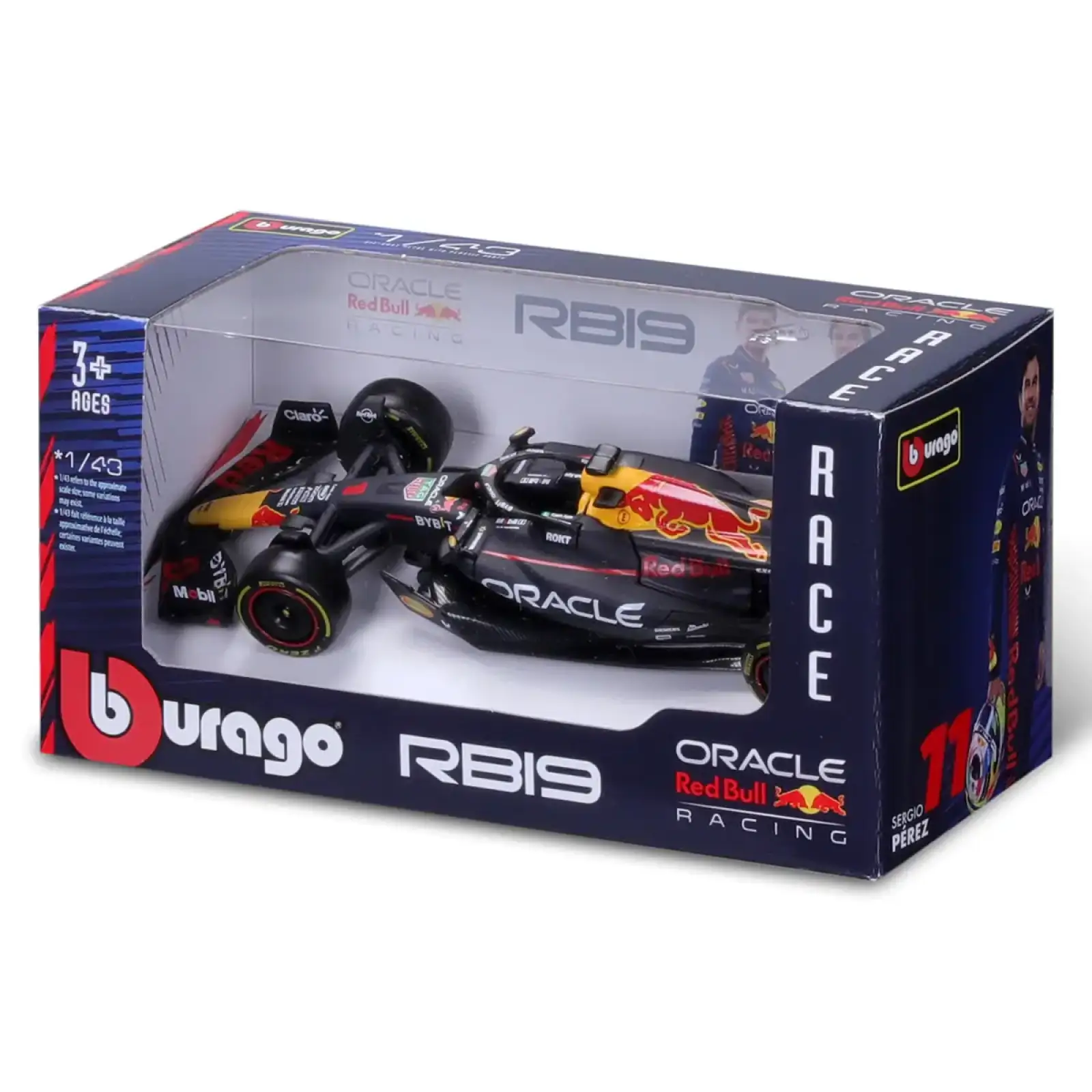 Автомодель - RED BULL RACING RB19 (2023) (1:43) Bburago (18-38082)