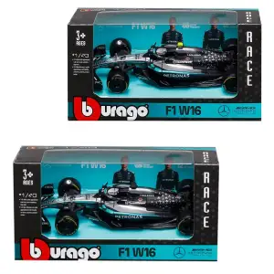 Автомодель – MERCEDES-AMG F1 W16 PETRONAS (2025) (1:43) Bburago (18-38237)