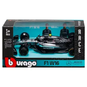 Автомодель – MERCEDES-AMG F1 W16 PETRONAS (2025) (1:43) Bburago (18-38237)